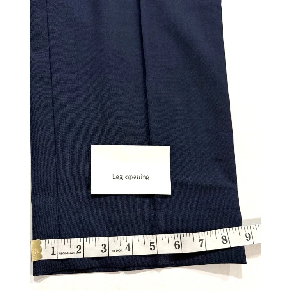 Pronto Uomo Platinum Modern Fit Suit Separates Tuxedo Pants 48Lx32W Wool Blend